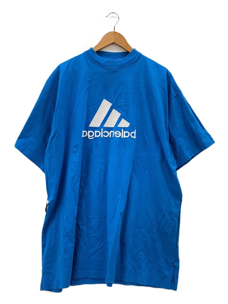 【中古】BALENCIAGA◆プルオーバー/4/綿織物/BLU/731769TNVP3【メンズウェア】