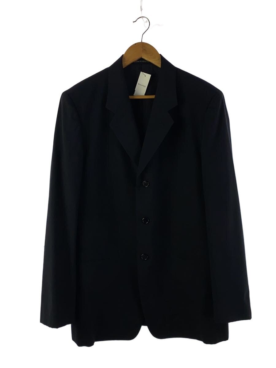 【中古】Yohji Yamamoto COSTUME D’HOMME◆テーラードジャケット/3/羊毛/NVY/無地/HX-J82-111//【メンズウェア】