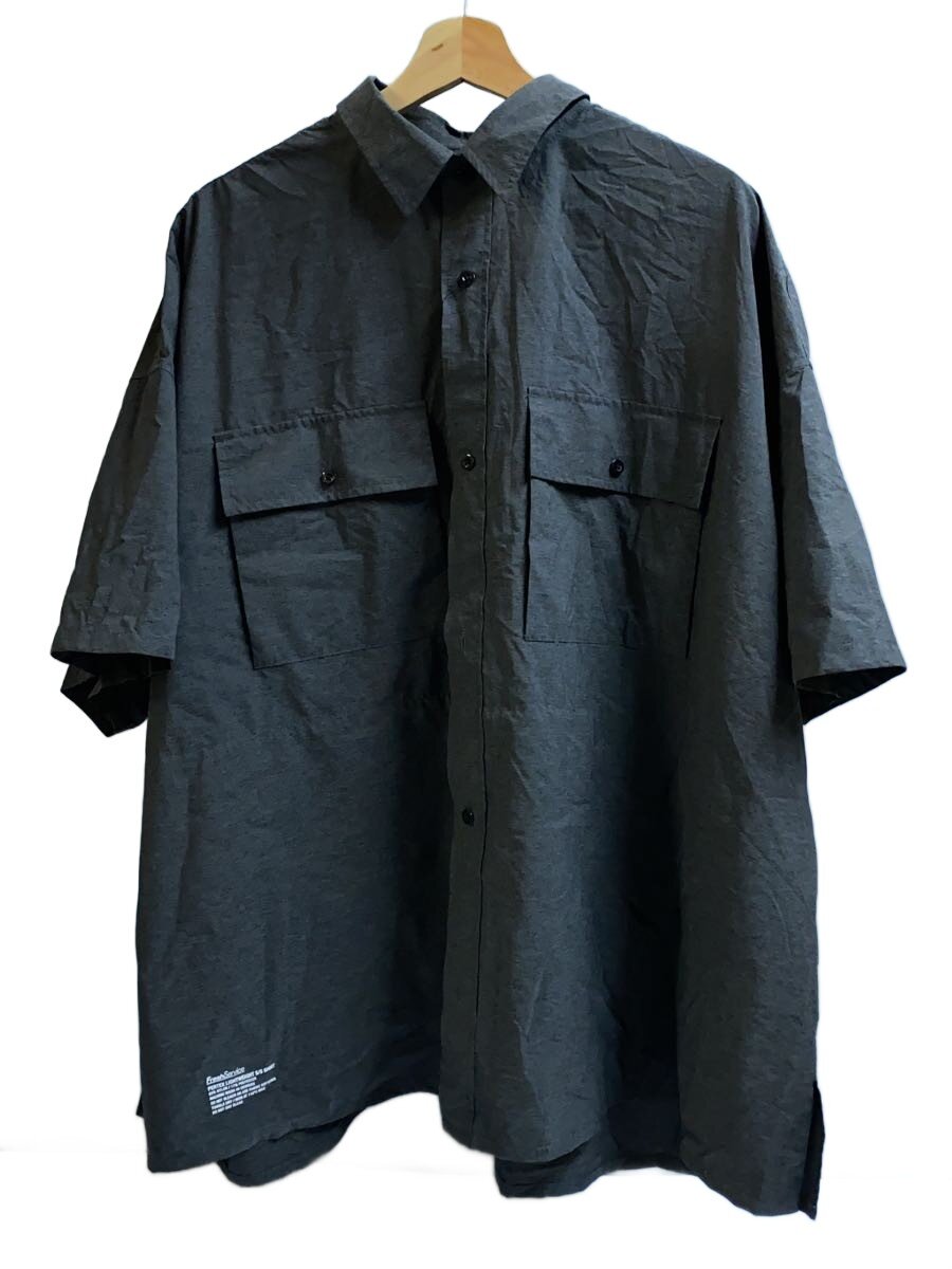 【中古】FreshService◆半袖プルオーバー/one/ナイロン/GRY/無地/FSC241-50139【メンズウェア】