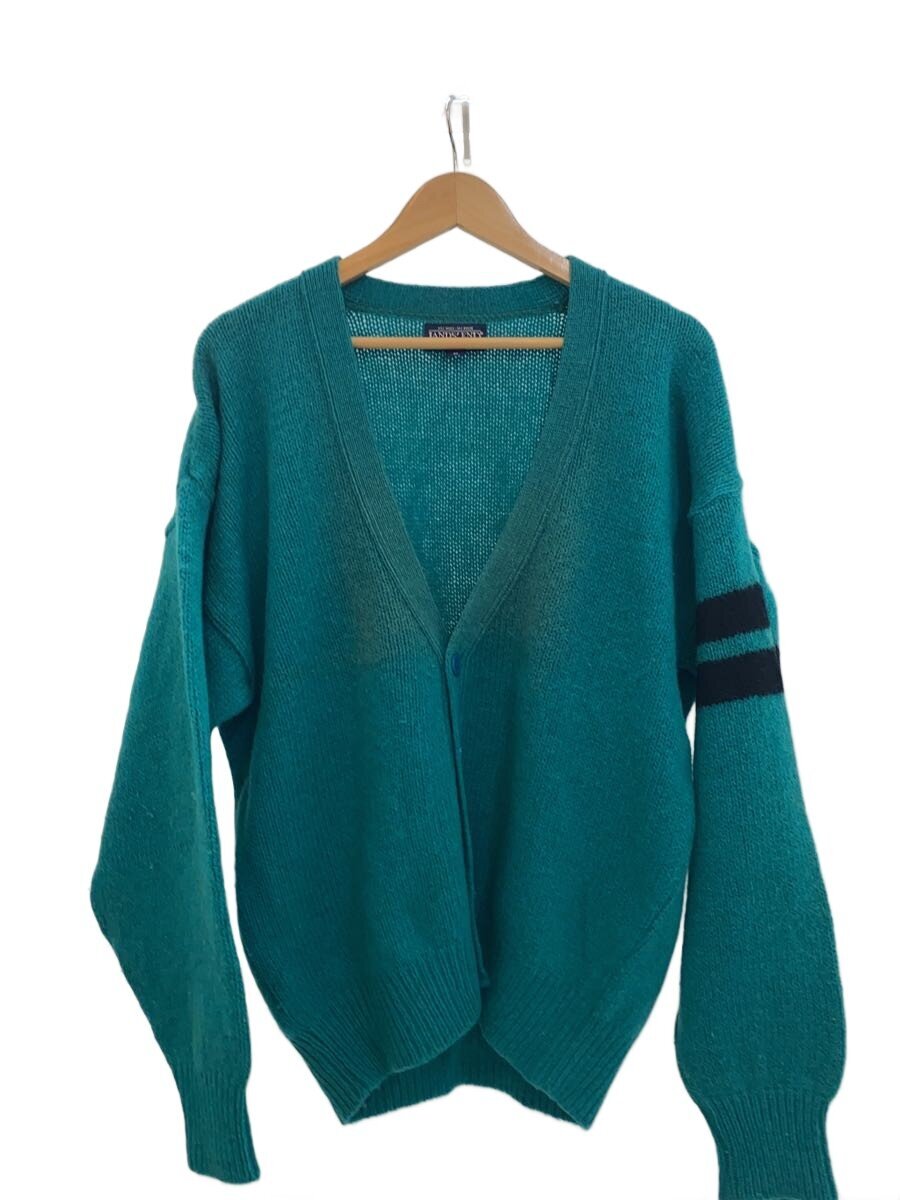 【中古】LANDS END◆90s/USA製/ジレー(朦々たる)/M/羊毛/緑であること【メンズウェア】