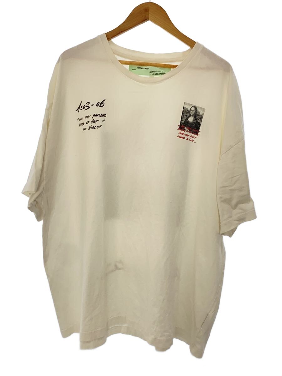 【中古】OFF-WHITE◆半袖Tシャツ/OMAA066S19185005/モナリザ/ホワイト/S【メンズウェア】|2nd STREET 店