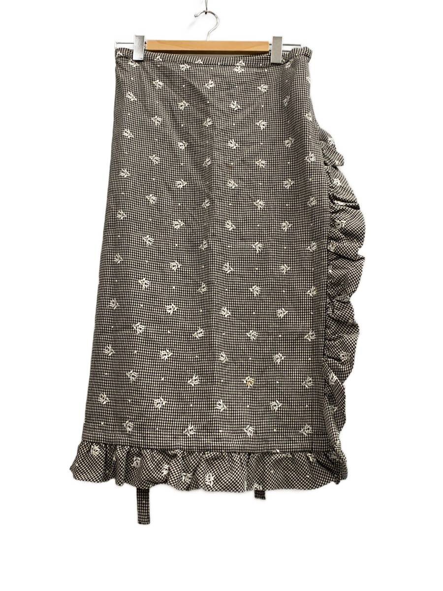 【中古】robe de chambre COMME des GARCONS◆01AW/一回りスコート/羊毛/チドリ透かし彫り/RC-S006【レディース御召しもの】