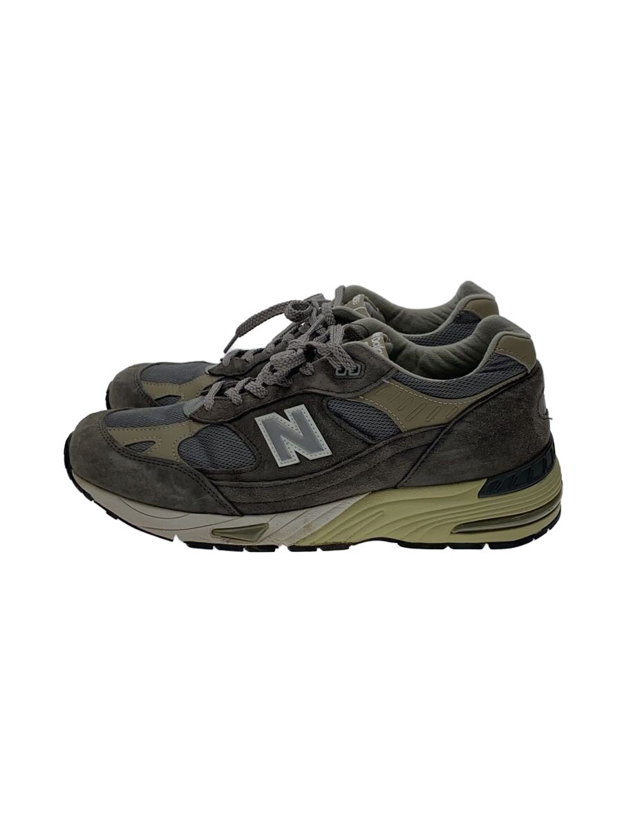 【中古】NEW BALANCE◆ローカットスニーカー/UK9.5/GRY/スウェード/M991UKF【シューズ】