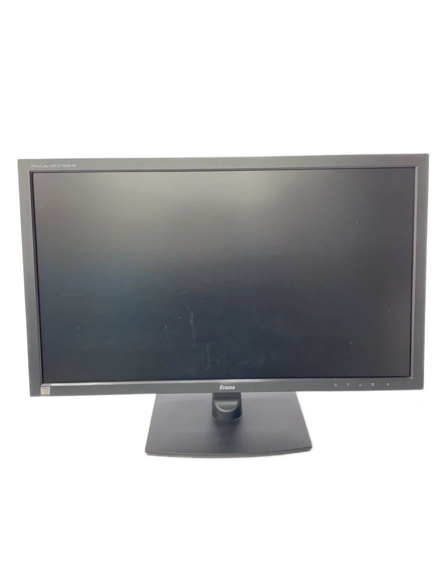 【中古】IIYAMA◆液晶管する・液晶見せびらかす ProLite [27in マーベルブラック]/27in【マイコン】