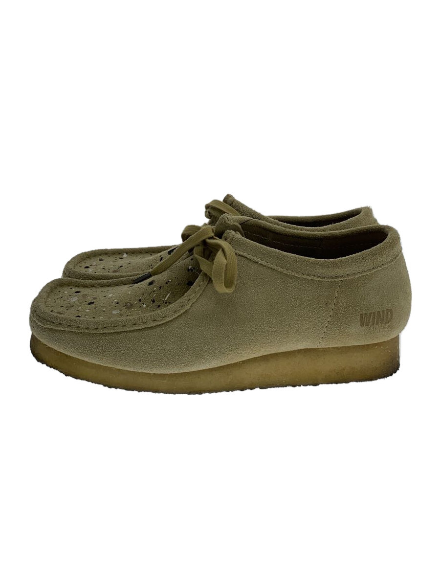 【中古】Clarks◆ブーツ/26糎/BEG/スウェード/261555157085//【シューズ】