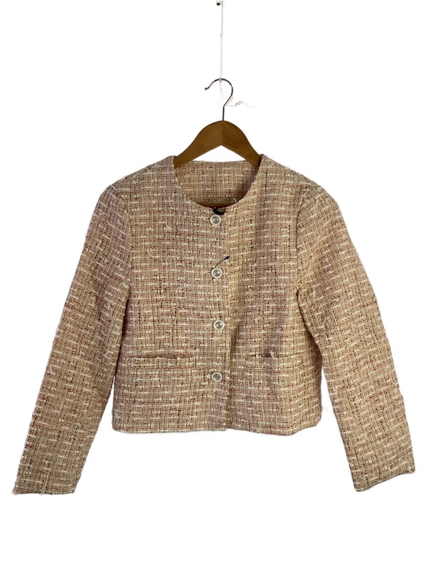 【中古】CARLA/上衣/1/ツィード/PNK/CAR25SS-JK-003【レディースお召しもの】