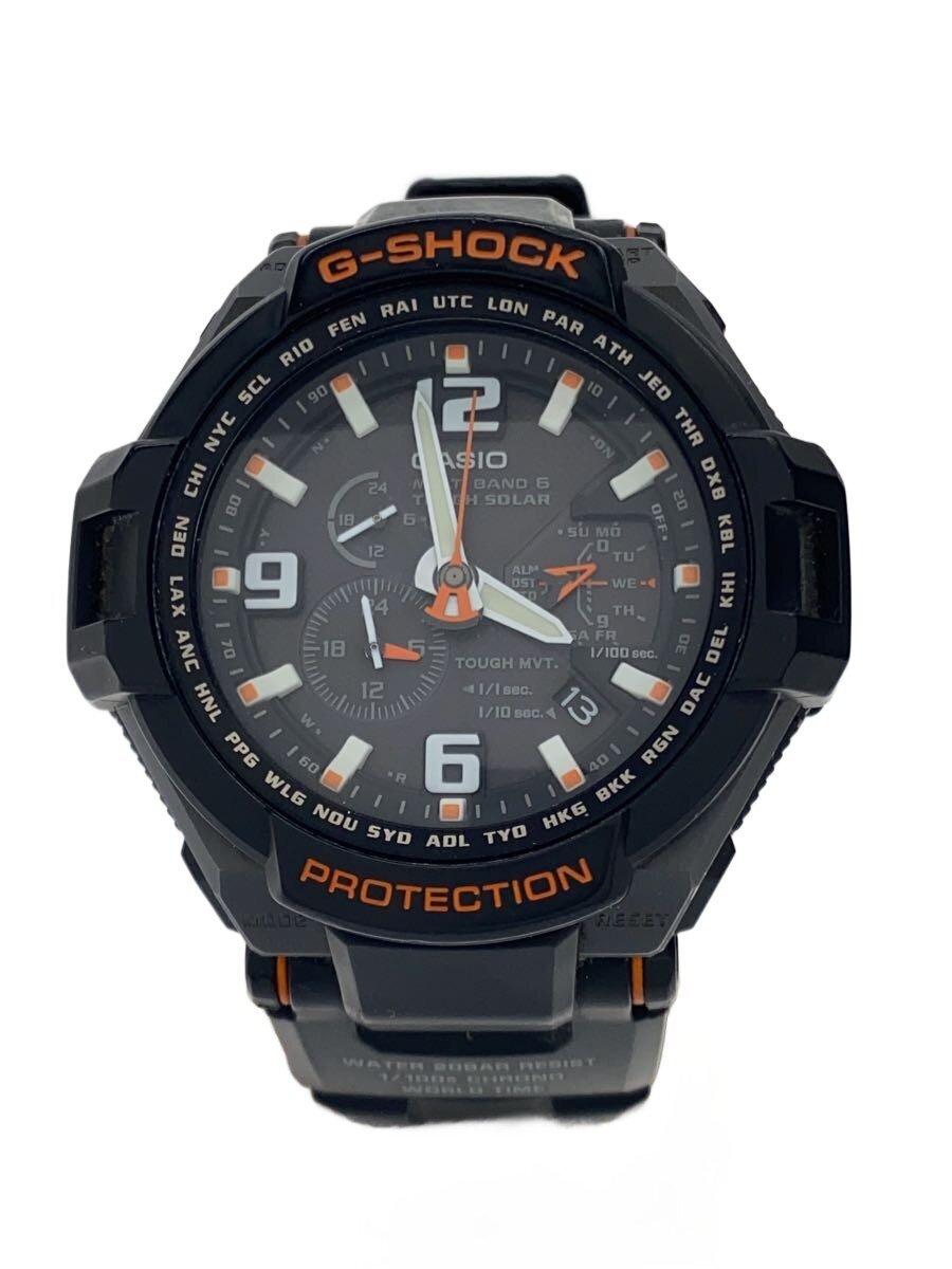 【中古】CASIO◆ソーラー腕時計・G-SHOCK/アナログ/BLK//【服飾雑貨他】｜2ｎｄ STREET 店 11,220円