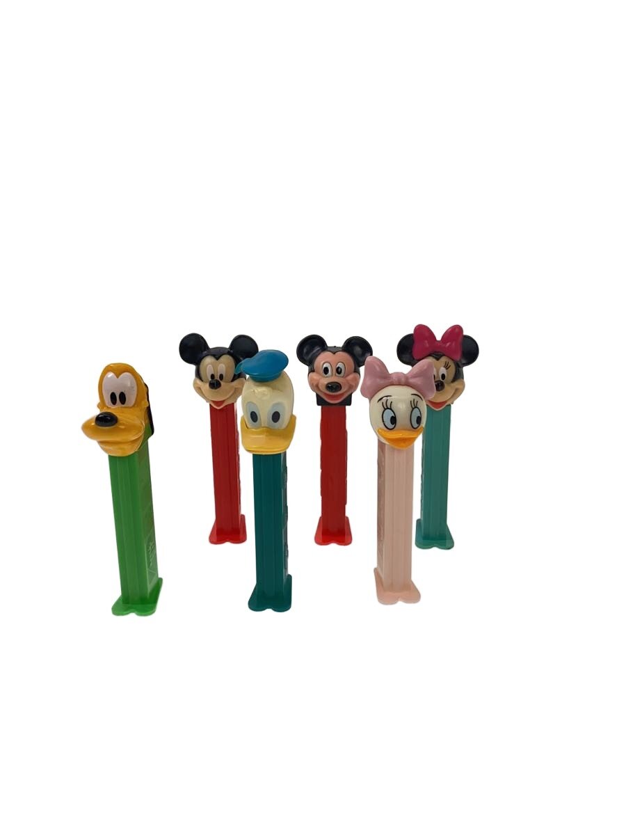 【中古】Disney◆PEZ/グッズ/ペッツ・ディスペンサ/ミッキーフレンズ/6本まとめ売り【ホビー】