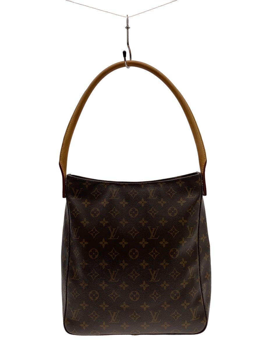 【中古】LOUIS VUITTON◆ルーピングGM_モノグラム・キャンバス/PVC/BRW【バッグ】｜2ｎｄ STREET 店