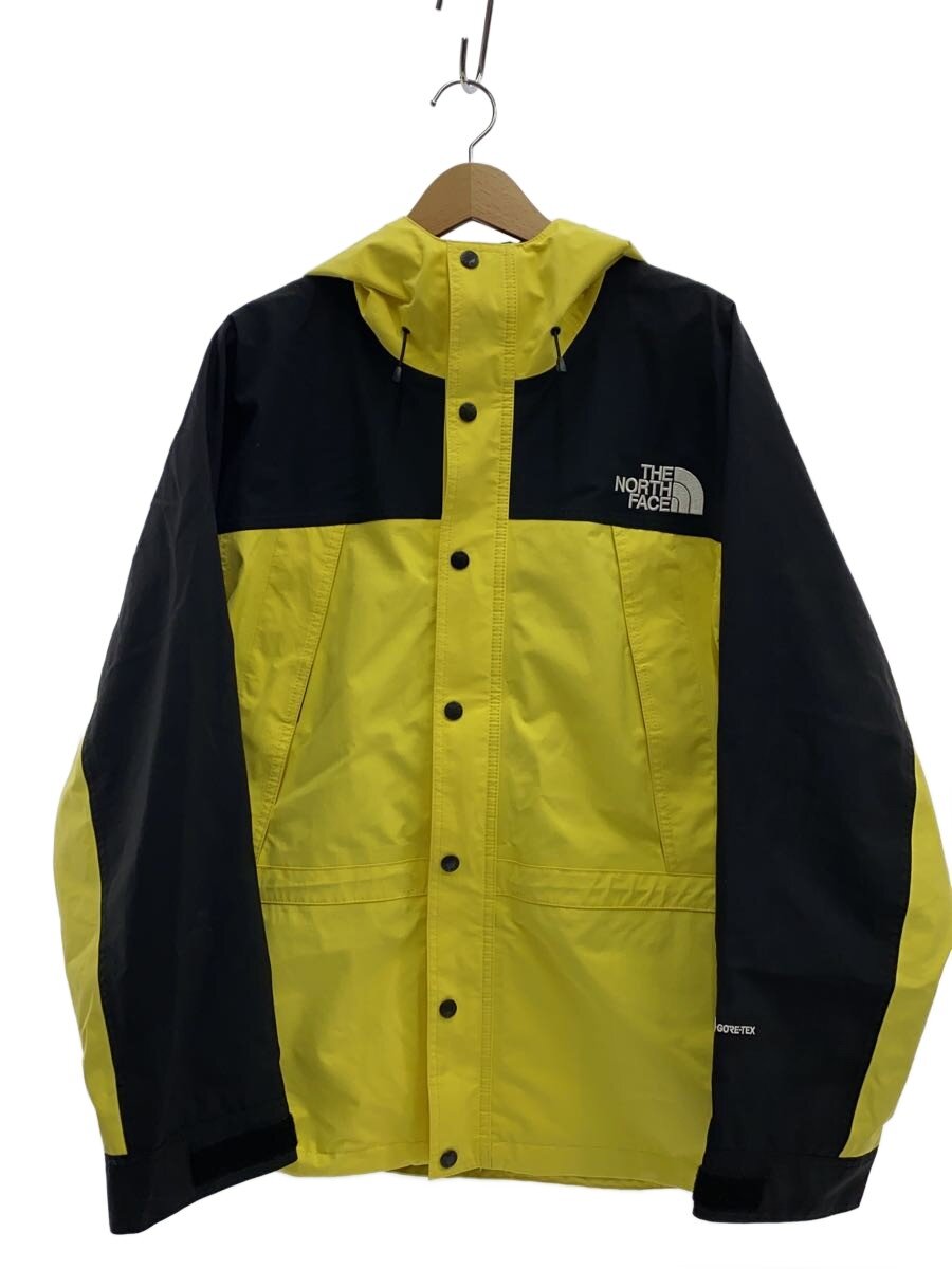 【中古】THE NORTH FACE◆MOUNTAIN LIGHT JACKET_マウンテンライトジャケット/L/ナイロン/YLW/無地【メンズウェア】