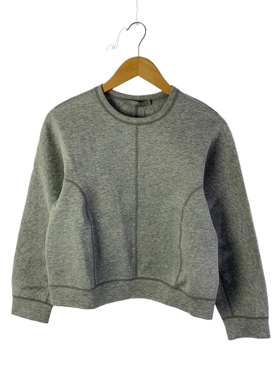 【中古】theory luxe◆汗水/38/綿織物/GRY/無地/03-4101016【レディース御召しもの】