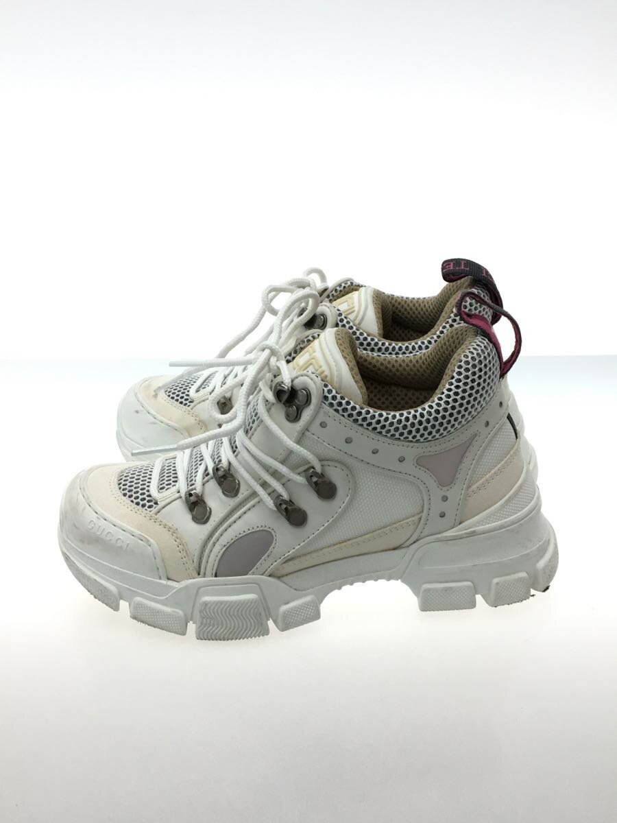 【中古】GUCCI◆GUCCI グッチ ハイカットスニーカー/WHT/543162/フラッシュトレック//【シューズ】