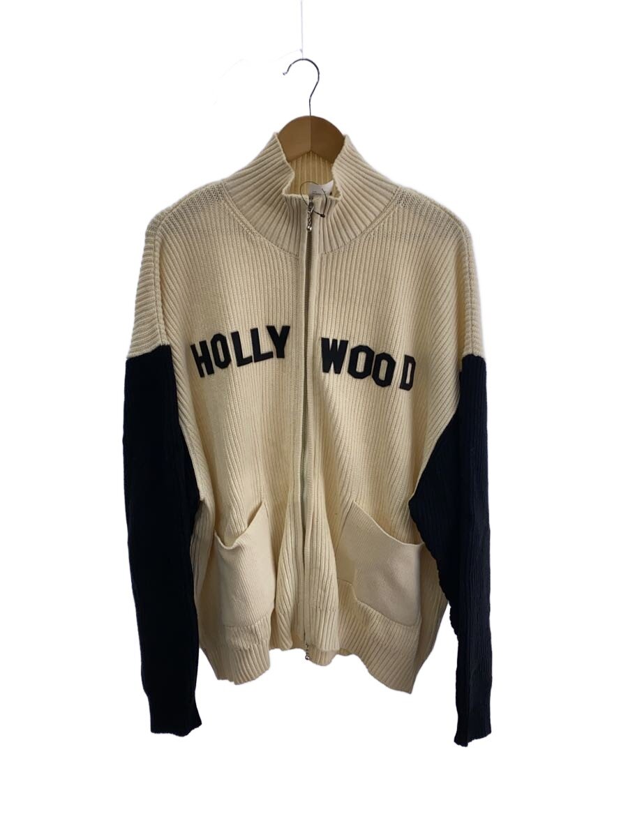 【中古】DAIRIKU◆HOLLYWOOD Drivers Knit/ジレー(朦々たる)/M/綿織物/CRM/24SS k-6【メンズウェア】