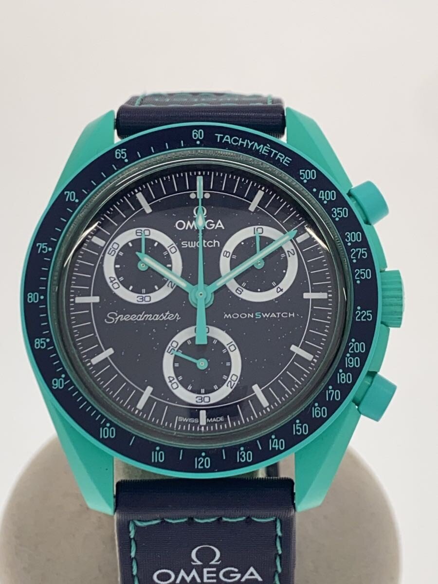 【中古】SWATCH◆石英ウオッチ/アナログ/--/NVY/NVY【服飾雑貨他】