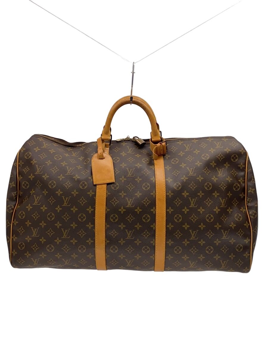 【中古】LOUIS VUITTON◆キーポル60_モノグラム・帆布/PVC/BRW【御徒面子】