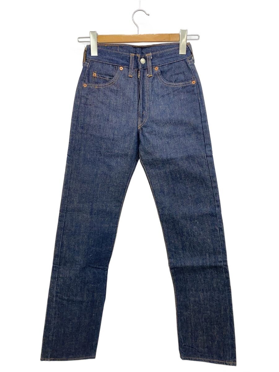 【中古】Levi’s◆60s/505/BIGE/フラッシャー付/濃紺色/キッズ/42TALON/赤耳/ジーンズ/インディゴ【キッズ】