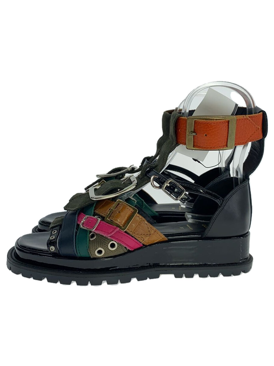 【中古】sacai◆シューズ/37/黒いこと//【シューズ】