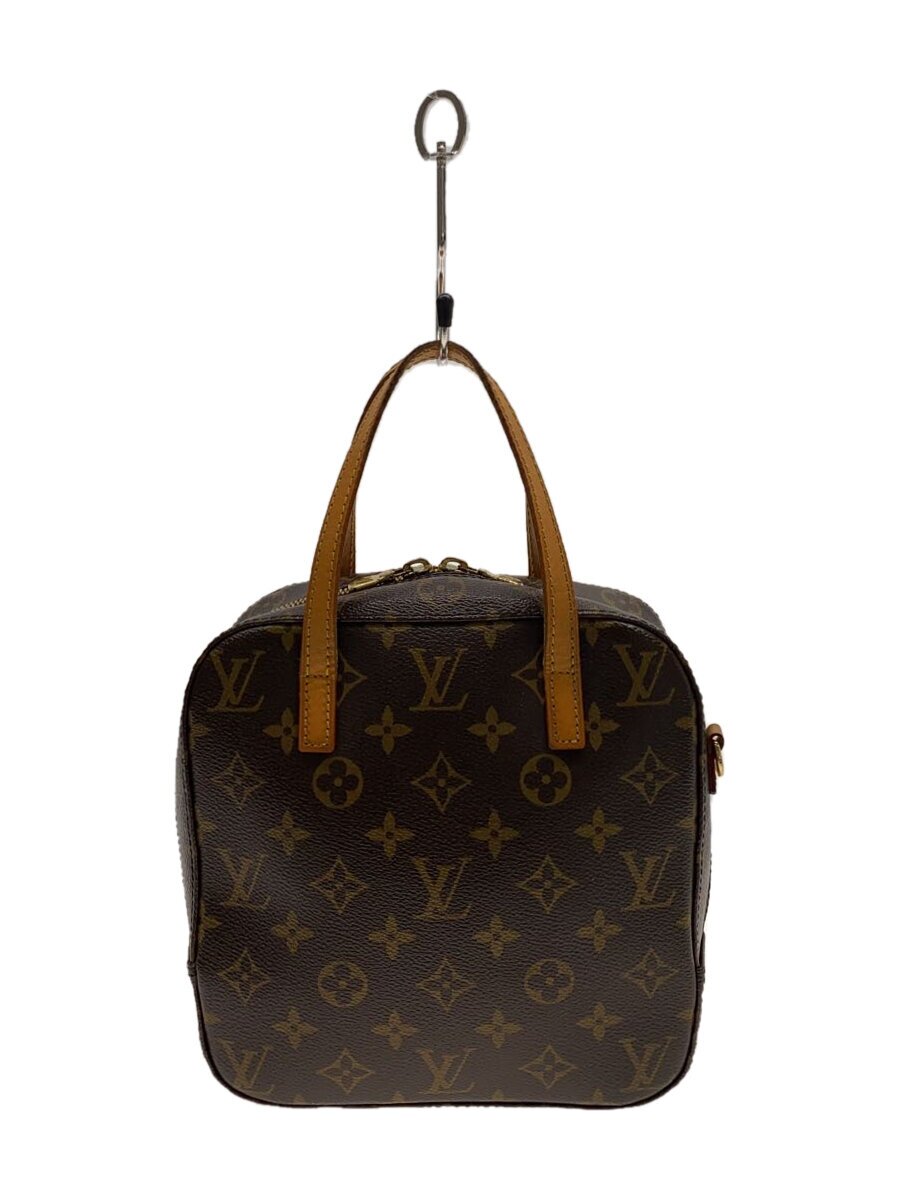 【中古】LOUIS VUITTON◆スポンティーニ_モノグラム・帆布/PVC/BRW/モノグラム/M47500【御徒面子】