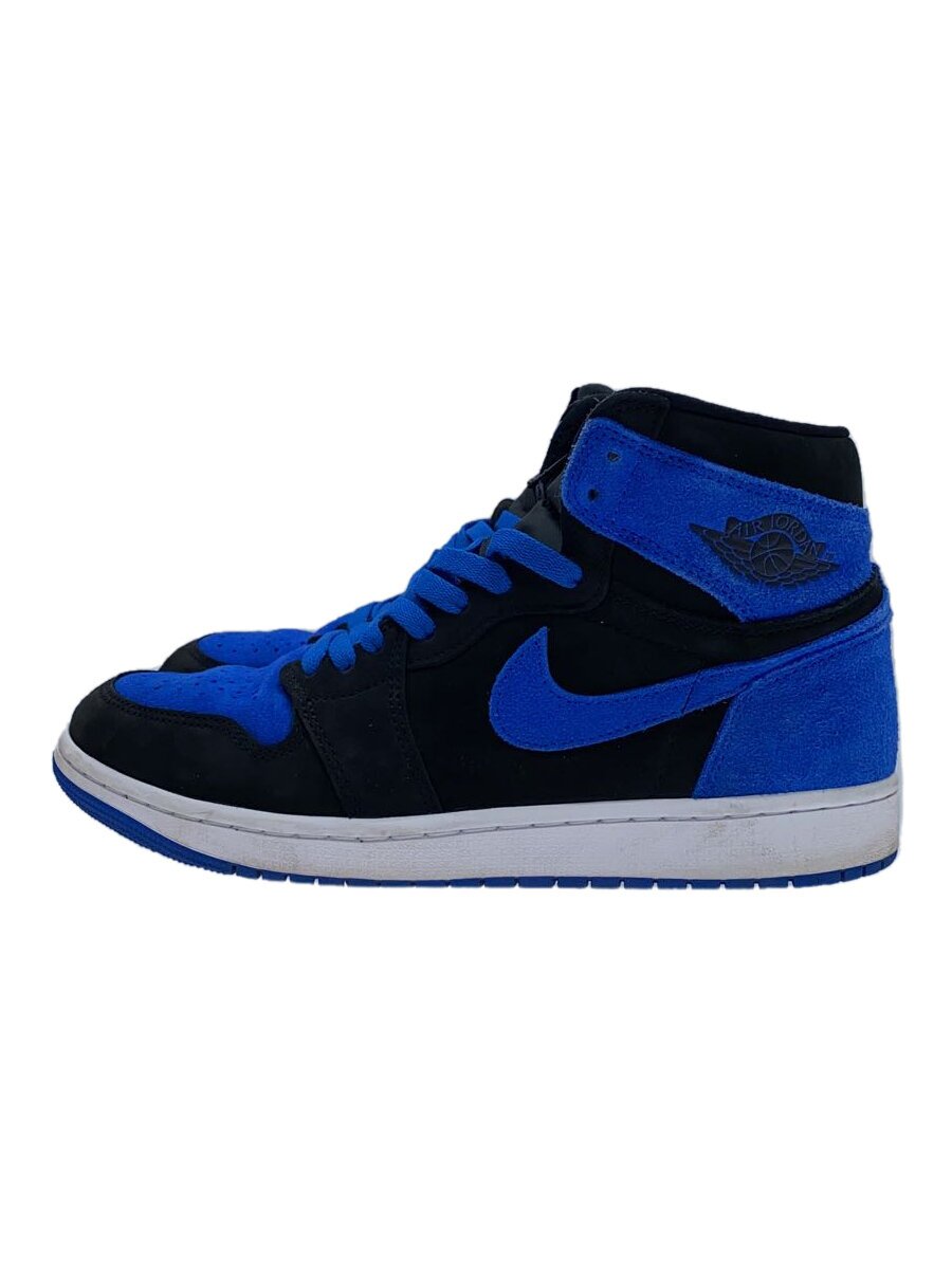【中古】NIKE◆AIR JORDAN 1 RETRO HIGH OG_エアジョーダン1 レトロ ハイ OG/27.5cm/BLU【シューズ】｜2ｎｄ STREET 店