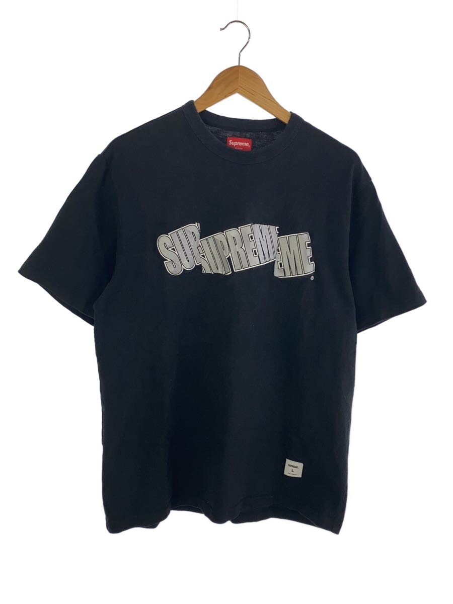 【中古】Supreme◆プルオーバー/L/綿織物/BLK【メンズウェア】