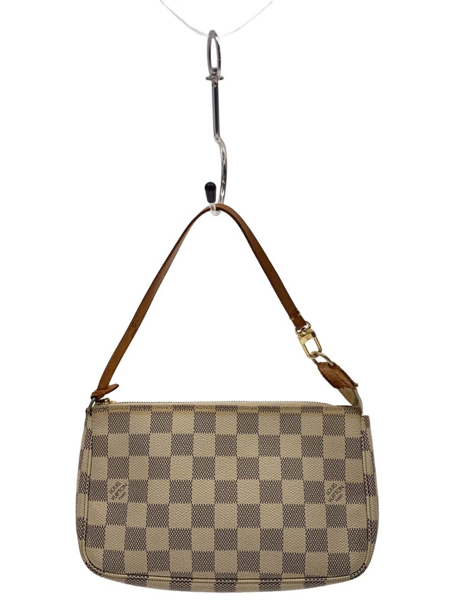 【中古】LOUIS VUITTON◆ポシェット・アクセソワール_ダミエ・アズール/PVC/WHT【バッグ】｜2ｎｄ STREET 店