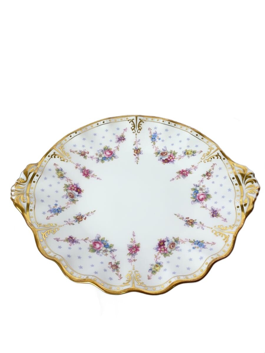 【中古】Royal Crown Derby◆ロイヤルアントワネット/25.5/一皿/WHT//【御厨子所備品】