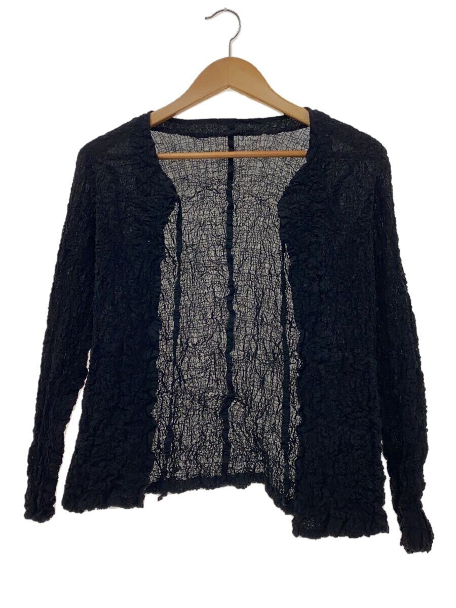 【中古】me ISSEY MIYAKE◆カーディガン(薄手)/--/ポリエステル/BLK/無地/MI24FO801【レディースウェア】｜2ｎｄ STREET 店