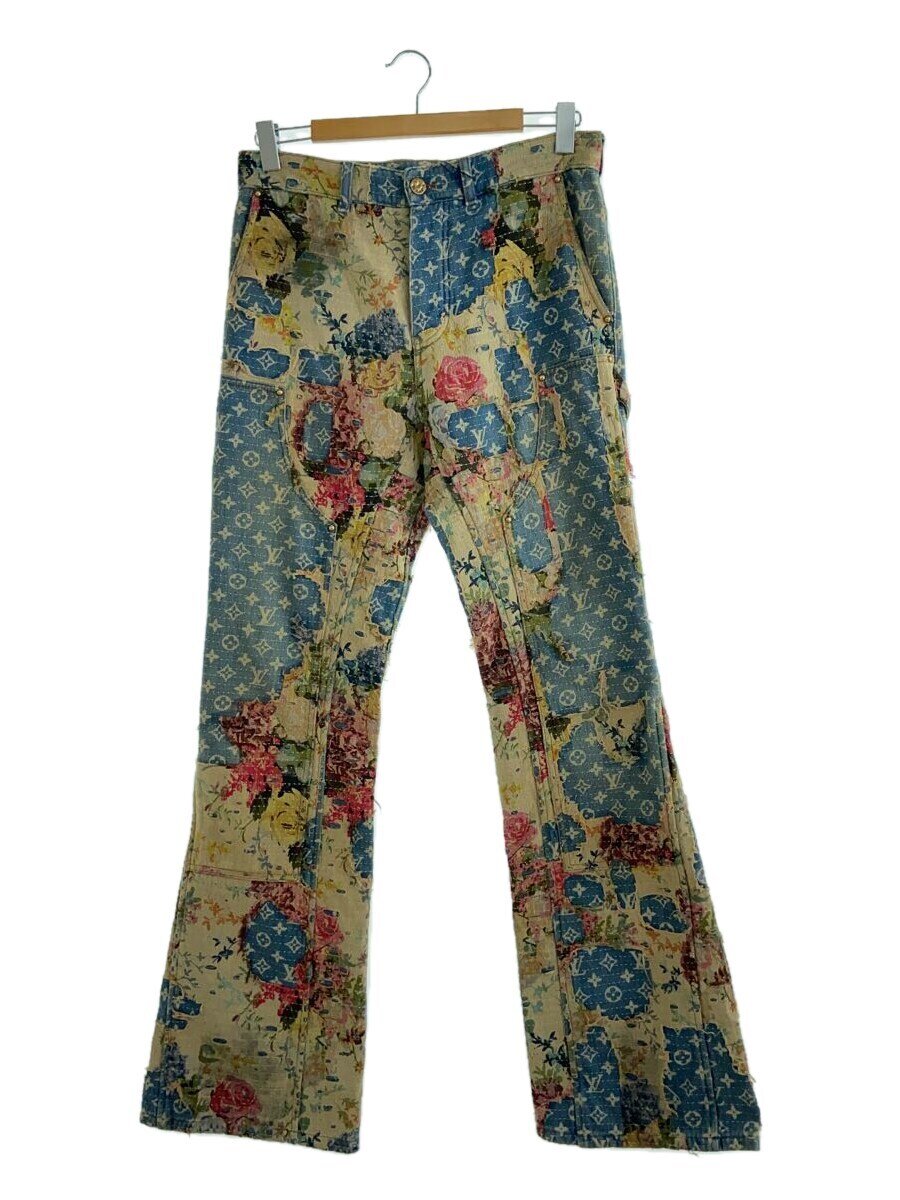 【中古】LOUIS VUITTON◆デストロイベルボトムカーペンターデニムパンツ/30/ジーンズ/IDG/rm222 jf0 hnd90w//【メンズウェア】