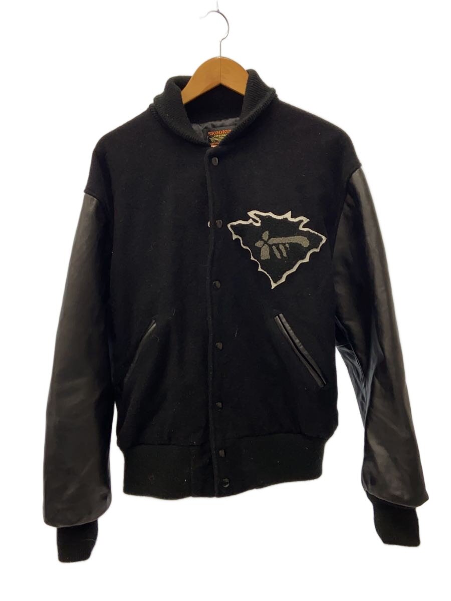 【中古】SKOOKUM◆スタジャン/L/ウール/BLK/92-18-0327-202【メンズウェア】｜2ｎｄ STREET 店