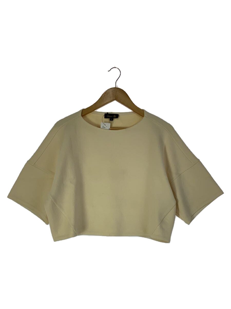 【中古】DRAWER◆長袖カットソー/1/綿織物/CRM//【レディース御召しもの】