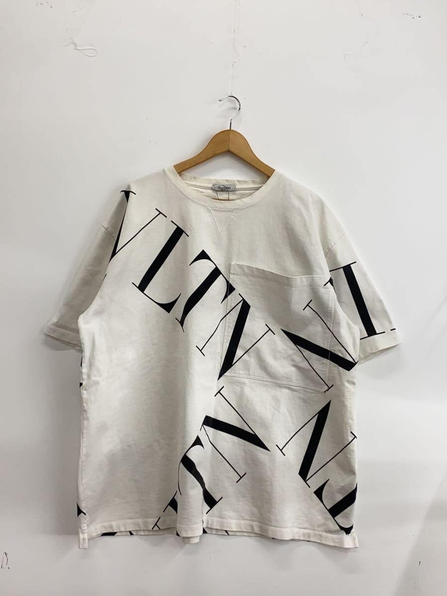 【中古】VALENTINO◆プルオーバー/M/綿織物/WHT/総柄/SV3MG02Q5FY【メンズウェア】