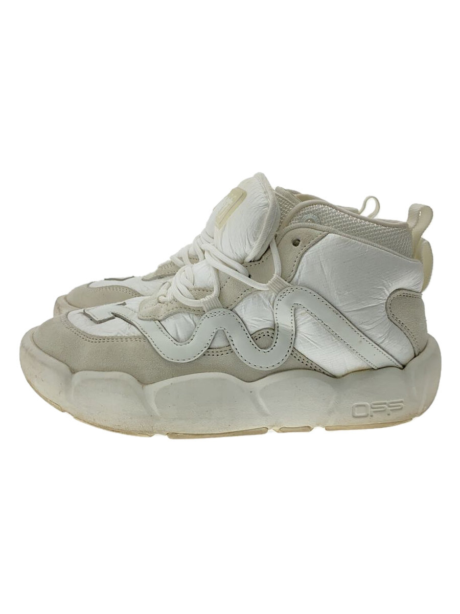【中古】OFF-WHITE◆ハイカットスニーカー/39/WHT//【シューズ】