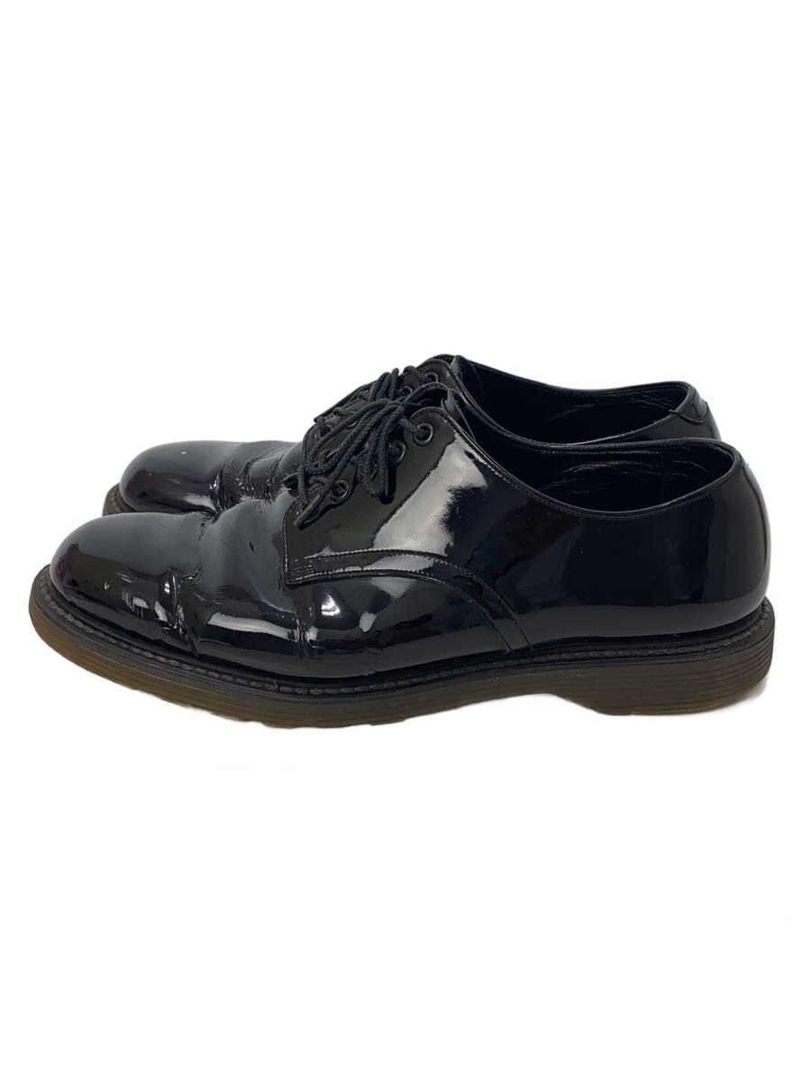 【中古】foot the coacher◆甲板シューズ/UK8.5/BLK/なめし革【シューズ】
