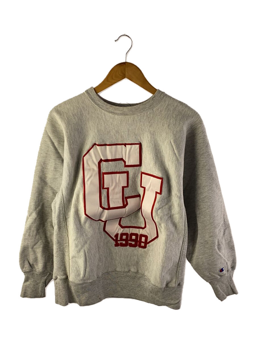 【中古】Champion◆80s/REVERSE WEAVE/トリコタグ/汗水/L/綿織物/GRY//【メンズウェア】