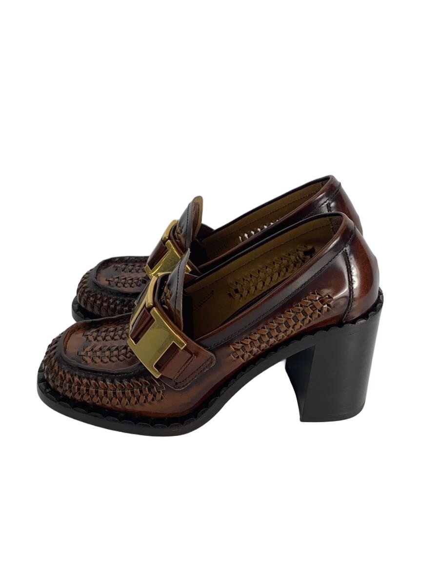 【中古】PRADA◆パンプス/36/BRW【シューズ】