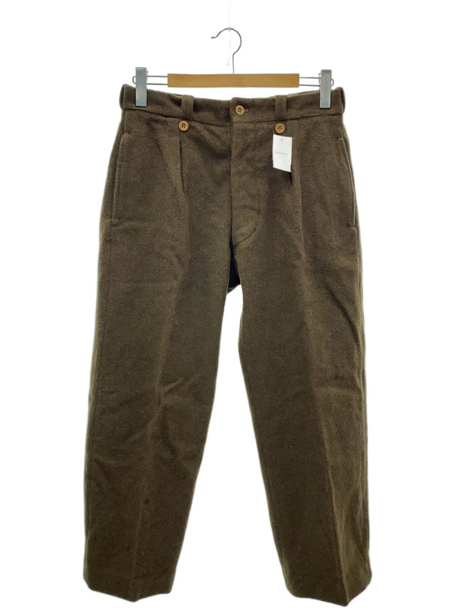 【中古】FRENCH MILITARY◆下つ方/1/毛糸/KHK/M52/ウールトラウザー【メンズウェア】