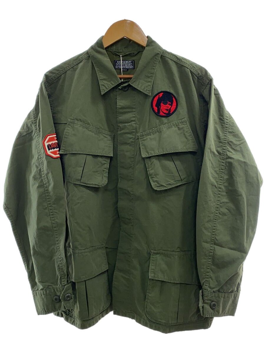 【中古】HYSTERIC GLAMOUR◆長袖シャツ/M/コットン/KHK/02231AB13【メンズウェア】|2nd STREET 店