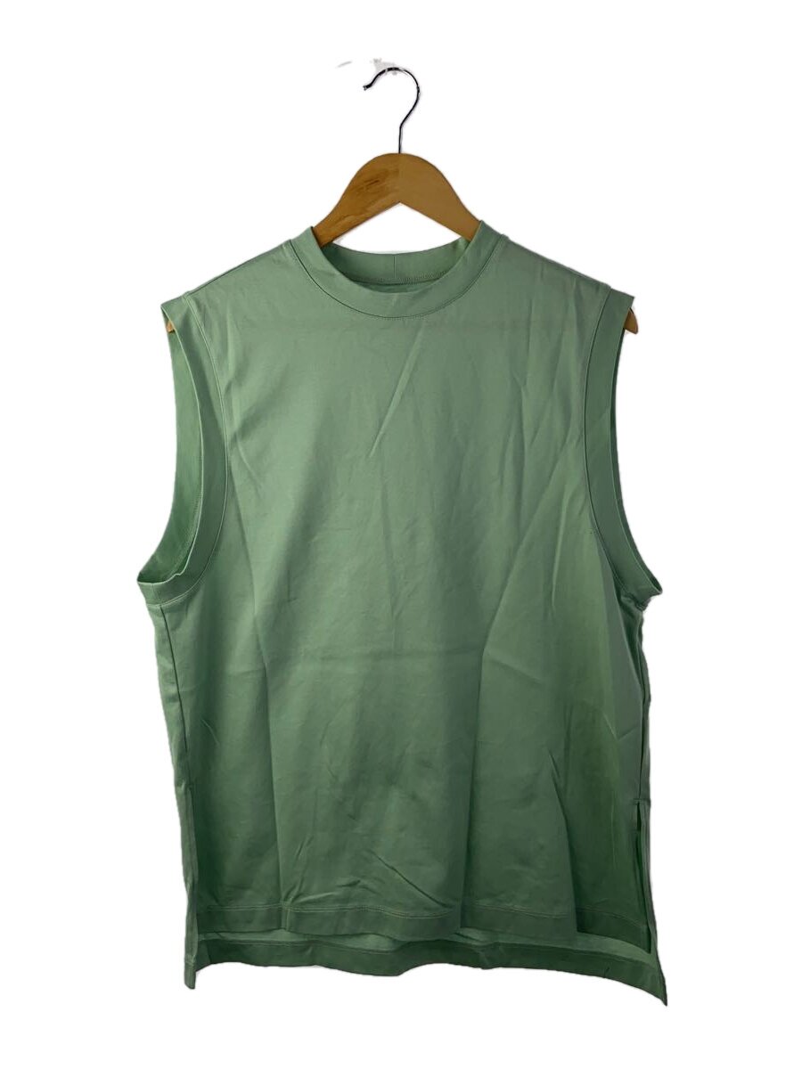 【中古】mame kurogouchi◆Cotton Jersey Sleeveless Top/1/綿織物/GRN/無地/粍24ss-js088【レディース御召しもの】