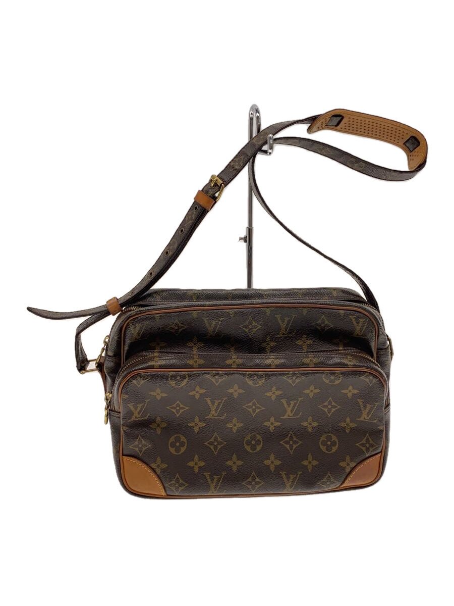 【中古】LOUIS VUITTON◆ナイル_モノグラム・帆布_BRW/PVC/BRW【御徒面子】