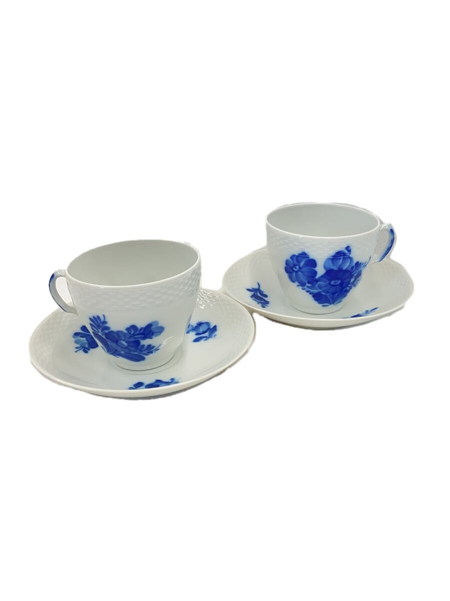 【中古】ROYAL COPENHAGEN◆カップ&ソーサー/4点セット/WHT【キッチン用品】