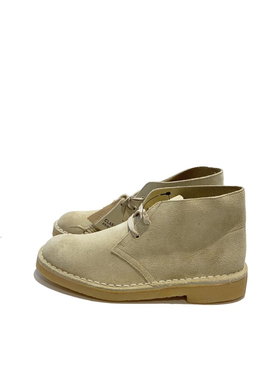 【中古】Clarks◆チャッカブーツ/US8/BEG/261657997070//【シューズ】