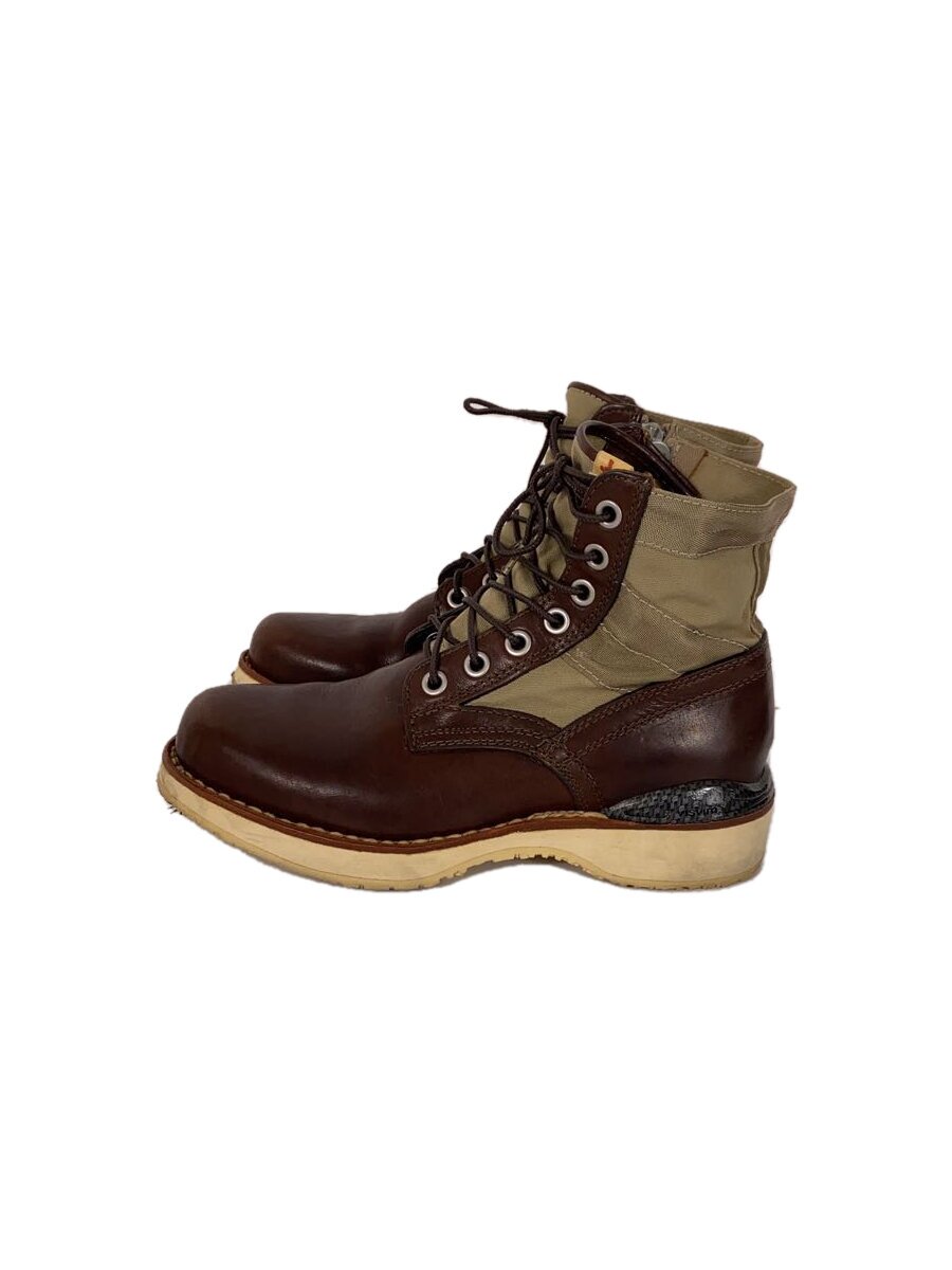 【中古】visvim◆レースアップブーツ/US8/BRW【シューズ】