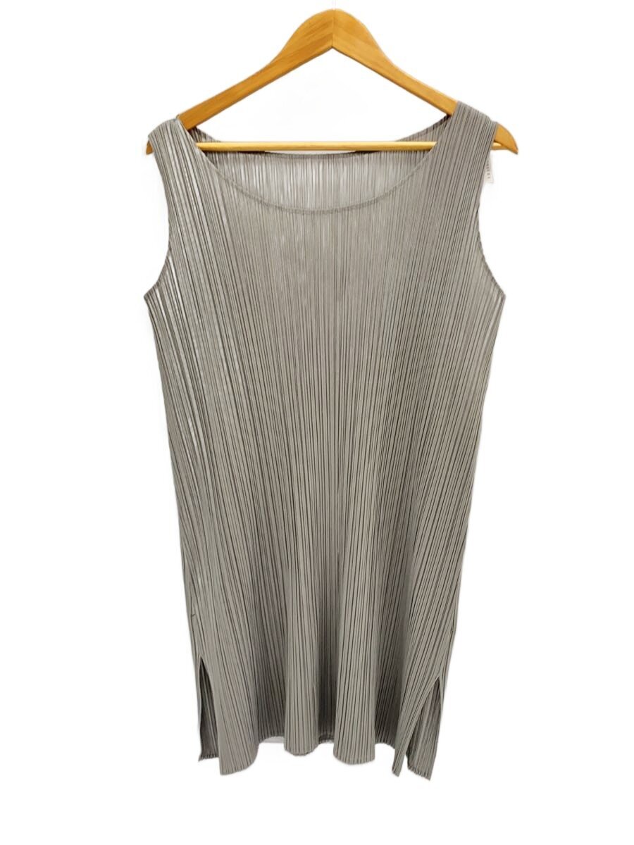 【中古】PLEATS PLEASE ISSEY MIYAKE◆キャミソール・貯蔵タンクいの一番/3/ポリエステル/NVY/PP55-JT104/? NULL ?//【レディースお召しもの】