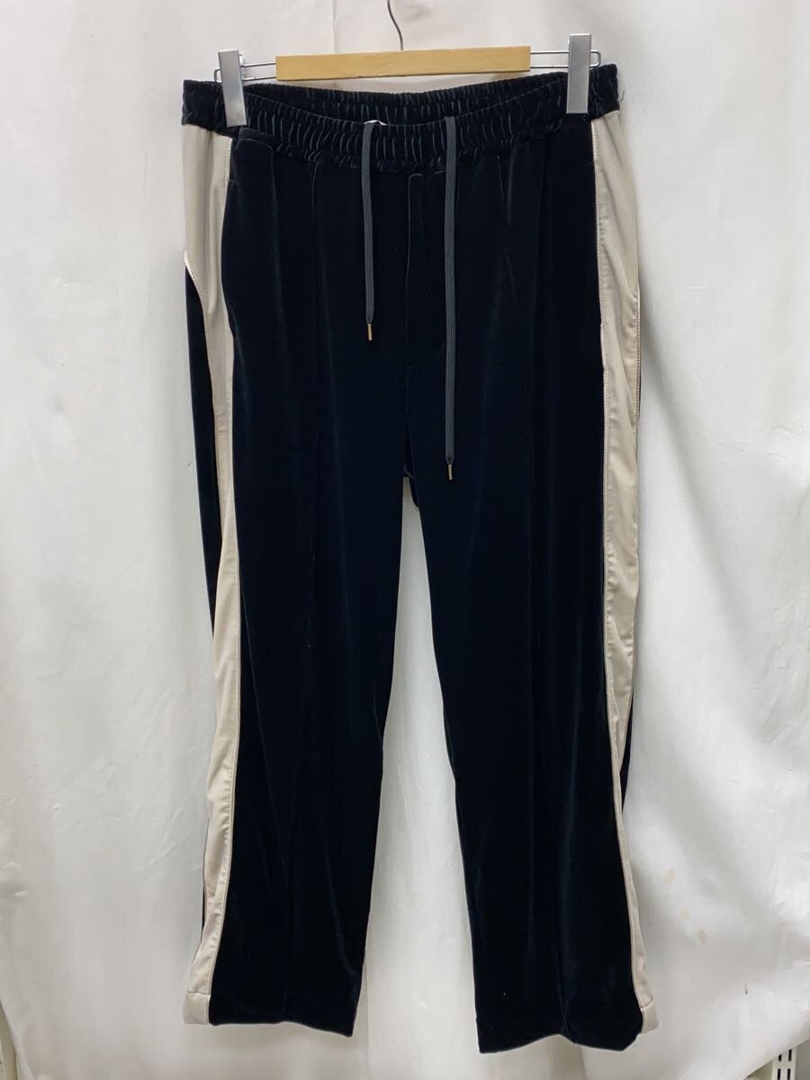 【中古】Sasquatchfabrix.◆24AW VELOUR TRACK PANTSベロアトラックパンツ/L/BLK/24AW-PA9-014//【メンズウェア】｜2ｎｄ STREET 店