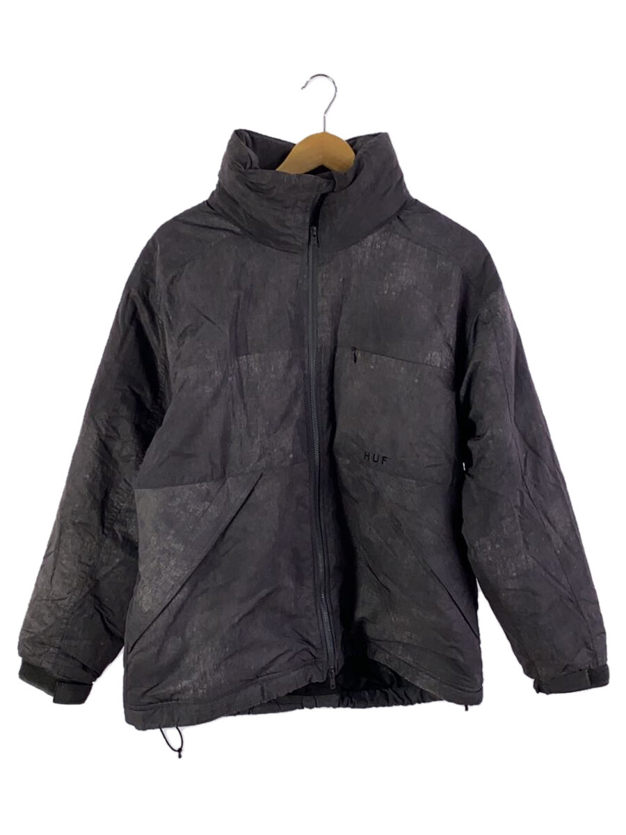 【中古】HUF◆standard puffer jacket III/ジャケット/S/ナイロン/GRY【メンズウェア】|2nd STREET 店