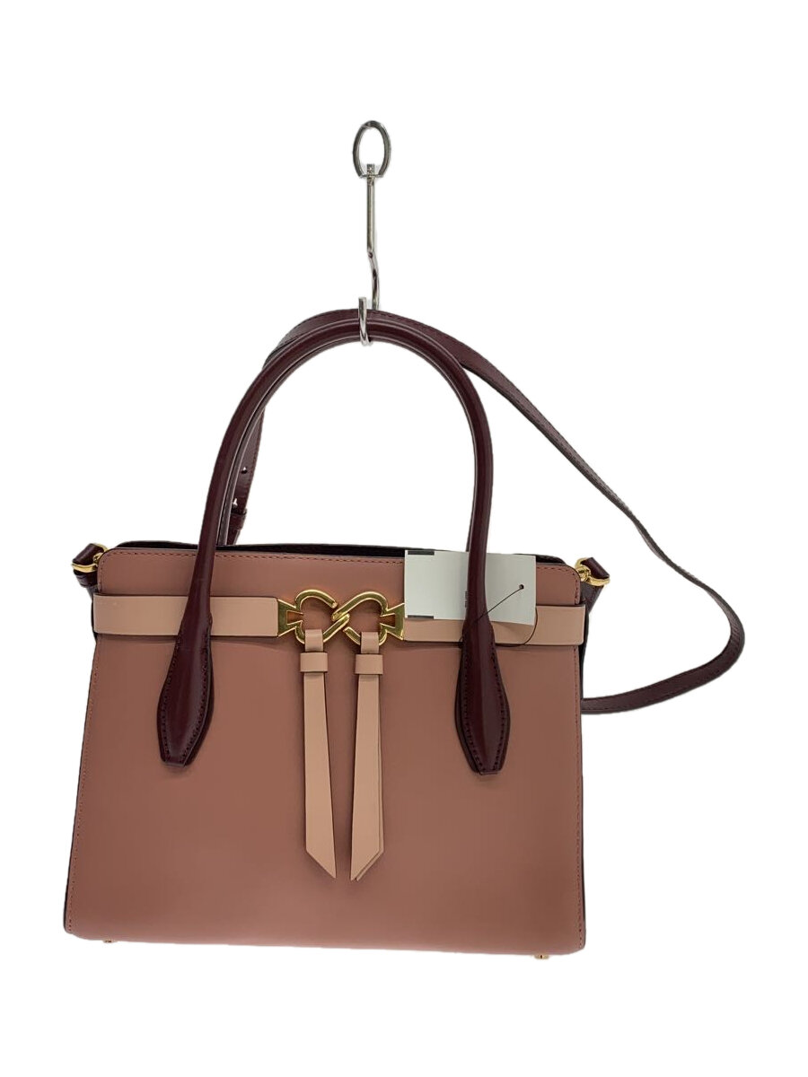 【中古】kate spade new york◆御徒面子/なめし革/PNK//【御徒面子】