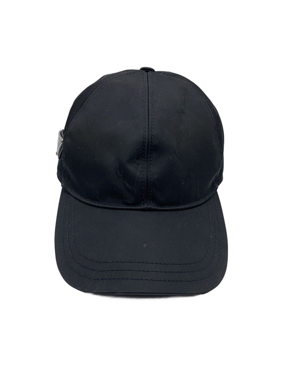 【中古】PRADA◆旗がしら/M/ナイロン/BLK/無地/メンズ/2HC274 2DMI【服飾雑貨他】