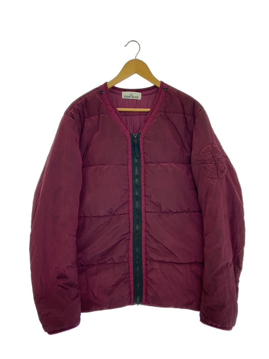 【中古】STONE ISLAND◆ノーカラーナイロンジャケット/ジップアップ/L/ナイロン/BRD/無地/6915435Y1-B【メンズウェア】｜2ｎｄ STREET 店