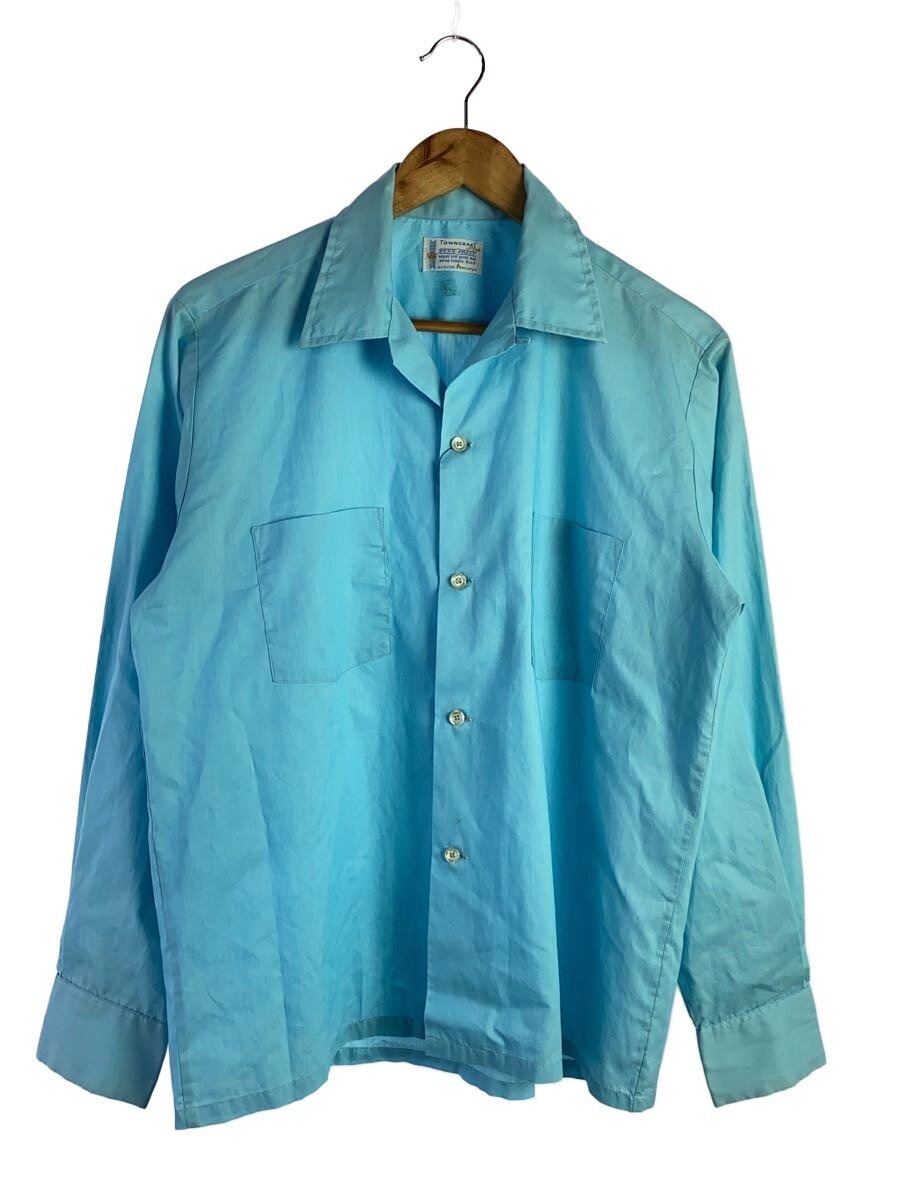 【中古】TOWN CRAFT◆長袖シャツ/M/コットン/BLU/無地//【メンズウェア】｜2ｎｄ STREET 店