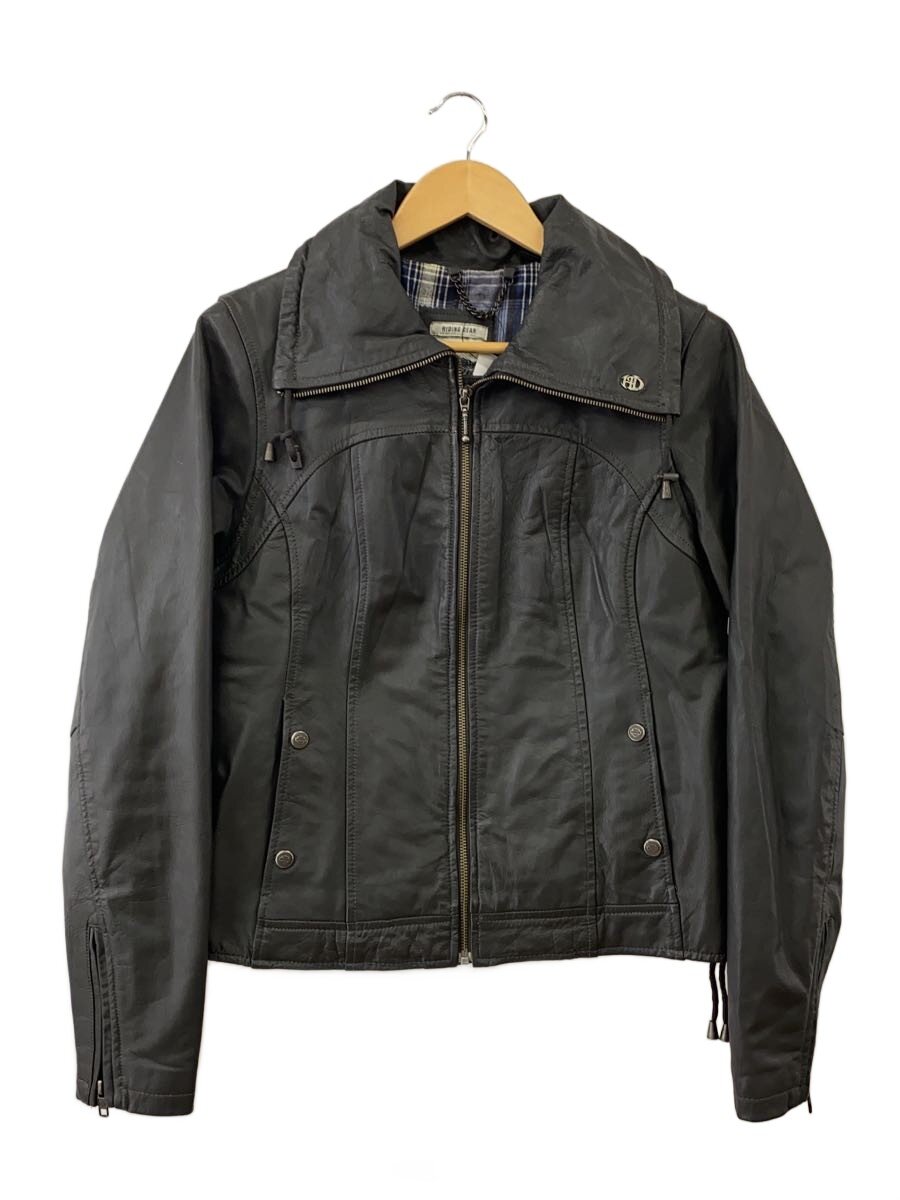 【中古】HARLEY DAVIDSON◆レザージャケット・ブルゾン/M/レザー/グレー/無地【メンズウェア】｜2ｎｄ STREET 店
